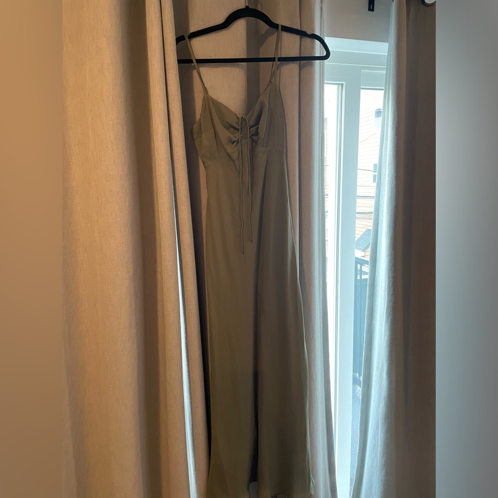 Long dark green Abercrombie dress - Picture 1 of 2